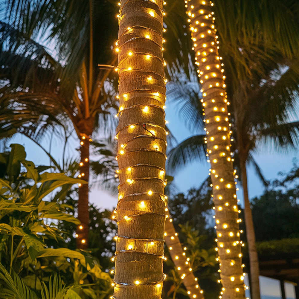 크리스마스 트리 전구 LED 줄 조명 앵두 LED 와이어 전구 파티 캠핑 엘핀 컬러 5m