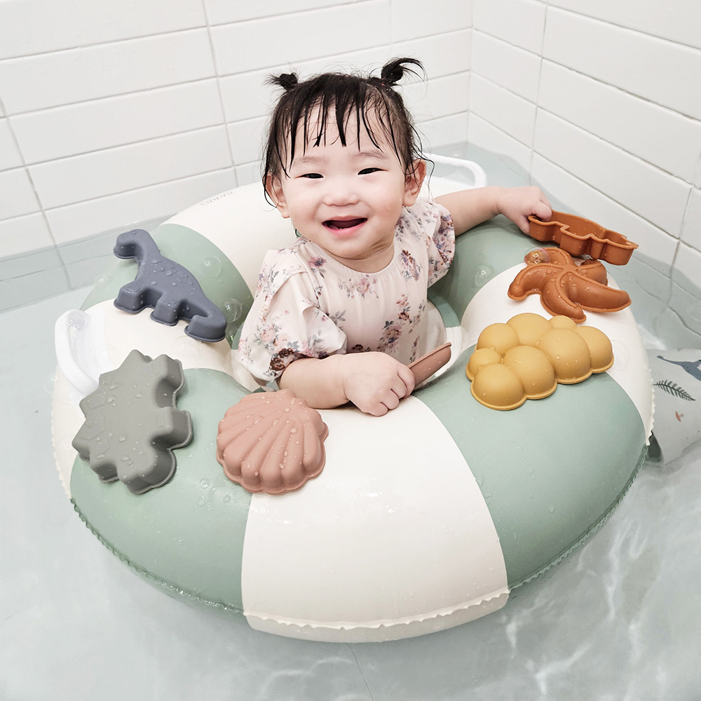 디망디 실리콘 모래놀이세트 - 레인보우믹스 아기 목욕 갯벌 장난감