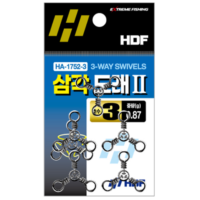 해동 채비꼬임 방지 삼각도래2 HA-1752 쌍바늘 채비용 기본형 광어 쭈꾸미 갑오징어 - 상세 이미지 3