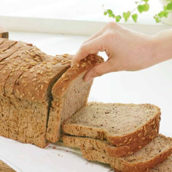 통곡물빵 곡물빵 100% 통밀식빵 뺑드상떼 900g 귀리빵 밀가루없는 비건 샌드위치