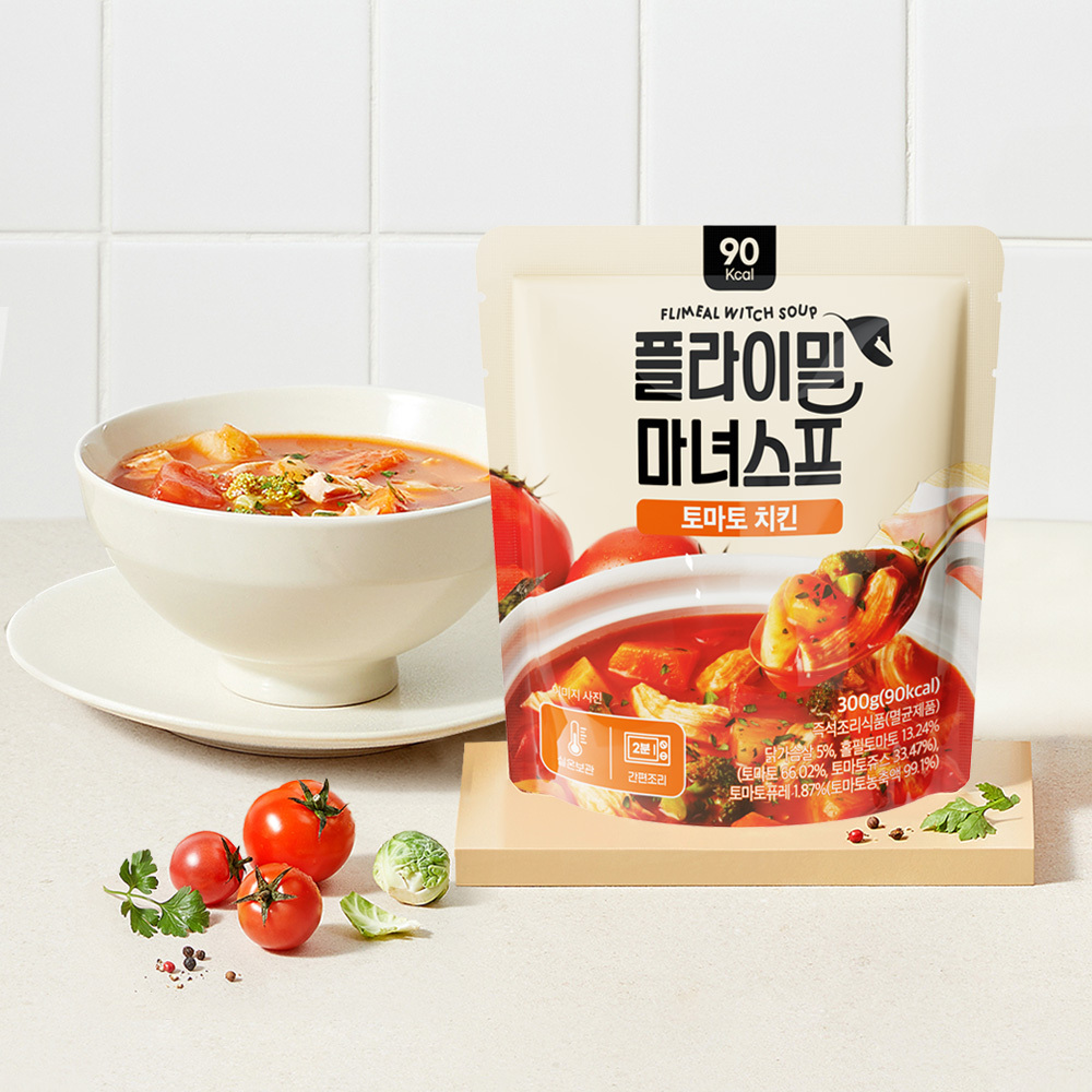 플라이밀 마녀스프 치킨 5봉 - 상품 이미지
