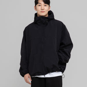 hgs 해결사 바람막이 오버핏 아메카지 윈드브레이커 남성 여성 캐쥬얼 고... 착용 후기 | 사이즈/핏 총정리 - 상품 이미지 2