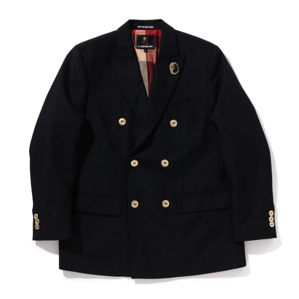베이프 자켓 DOUBLE BREAST BLAZER 7K80-142-304 - 상품 이미지