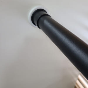 쿠웅 압축봉 커튼봉 옷걸이 힘센 210-260cm 블랙 두께32mm 솔직 후기 | 실제 배치 사진 포함 - 상품 이미지 2