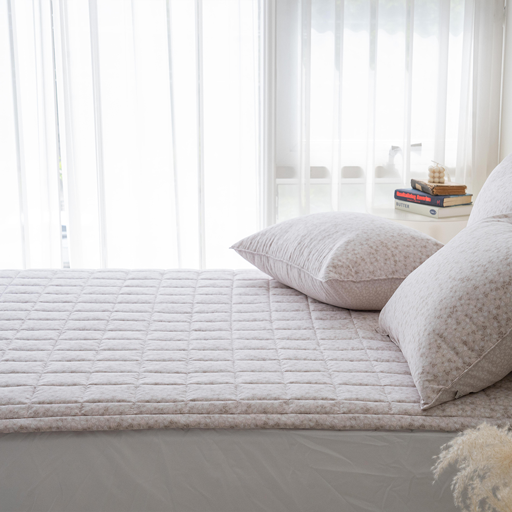 송화침장 먼지없는 알러지케어 S / SS 논슬립 고정밴드 침대패드