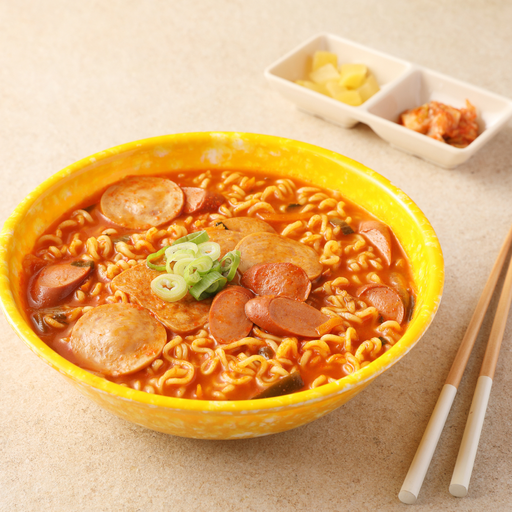 푸딩프렙 부대찌개 토핑키트 160g 1박스(10개입) 일반라면도 부대라면으로 업그레이드! - 상세 이미지 3