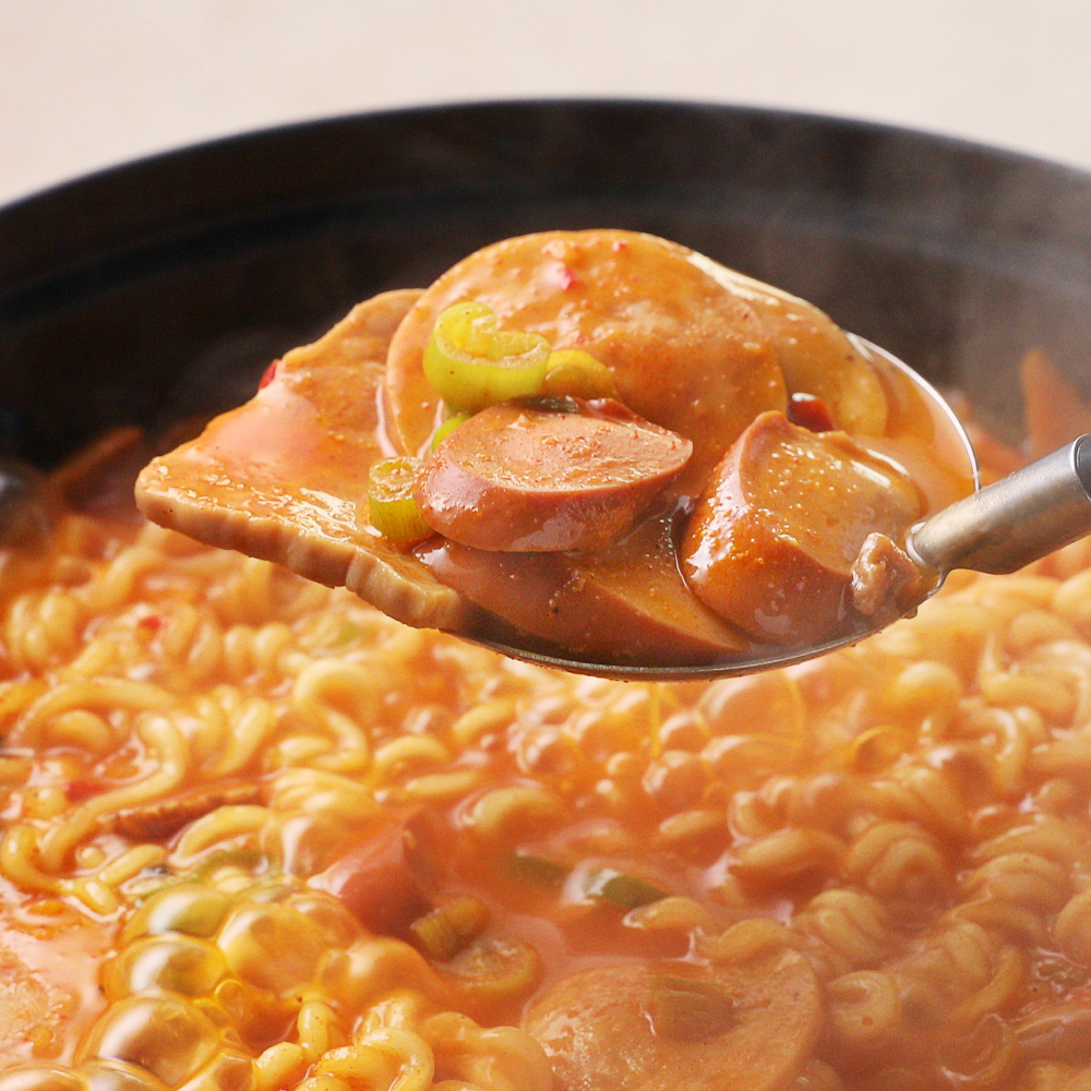 푸딩프렙 부대찌개 토핑키트 160g 1박스(10개입) 일반라면도 부대라면으로 업그레이드! - 상세 이미지 5