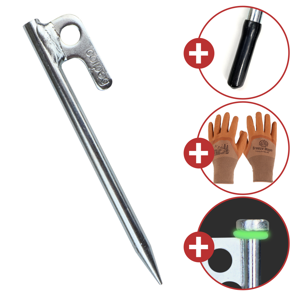 국산 정품 김주임 콜팩 단조팩 캠핑 텐트 타프 핑거 팩 13cm