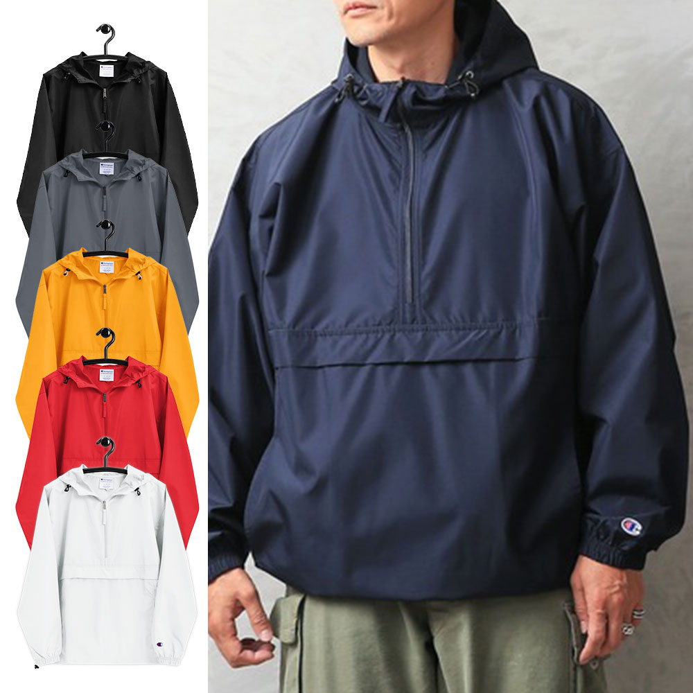 챔피온 바람막이 자켓 아노락 우븐 윈드브레이커