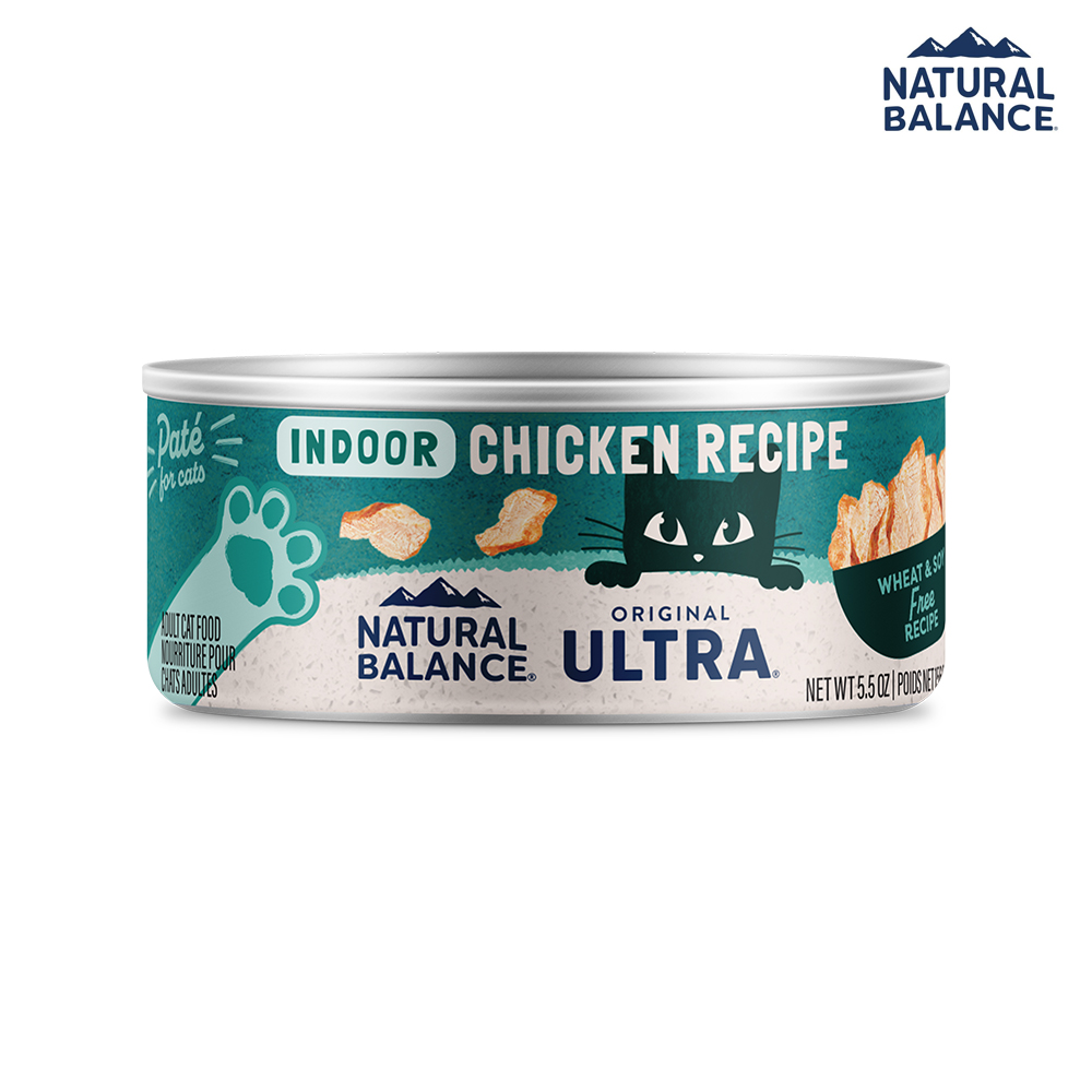 내추럴발란스 캔 오리지널 울트라 인도어 닭고기 156g 고양이 주식캔 습식사료