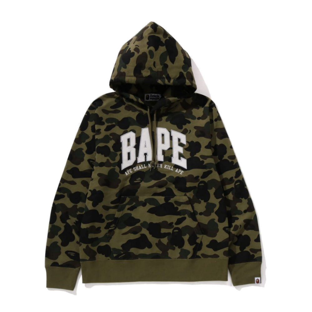베이프 후드티 1ST CAMO PULLOVER HOODIE 1K80-114-008 - 상품 이미지