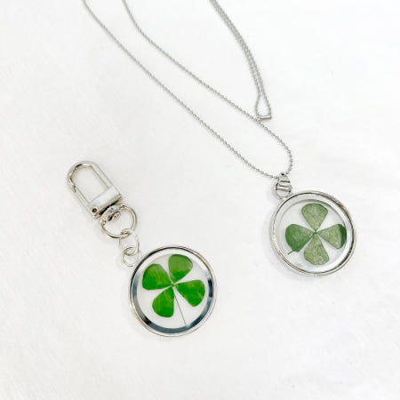 네잎클로버 키링 목걸이 클로버 키홀더 가꾸 백꾸 합격 수능 수험생 선물