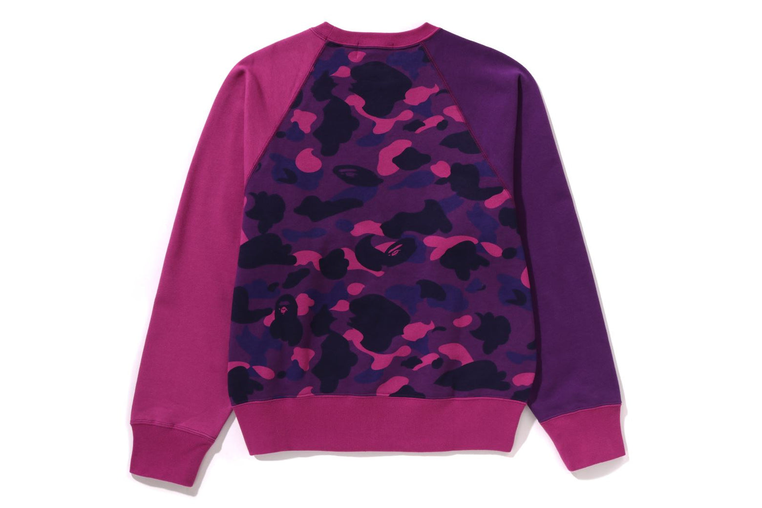 베이프 우먼즈 긴팔티 COLOR CAMO COLLEGE CREWNECK SWEATSHIRT 1K80-213-003 - 상세 이미지 5