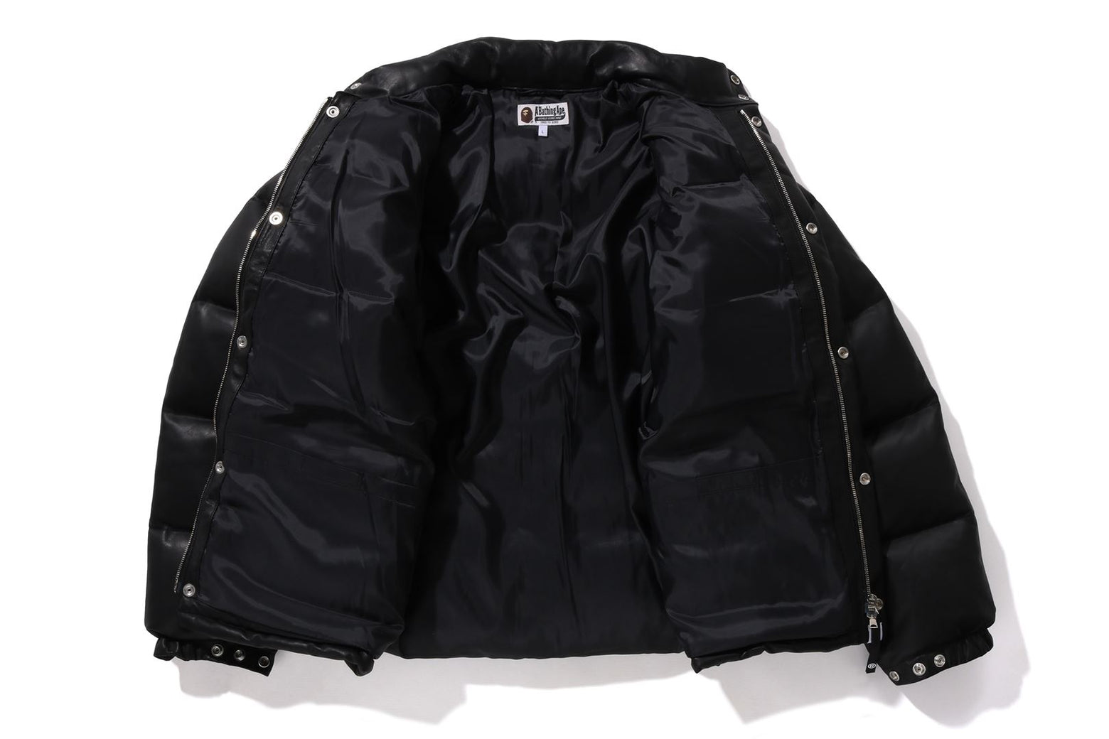 베이프 패딩 LEATHER CLASSIC DOWN JACKET 1K80-144-004 - 상세 이미지 2