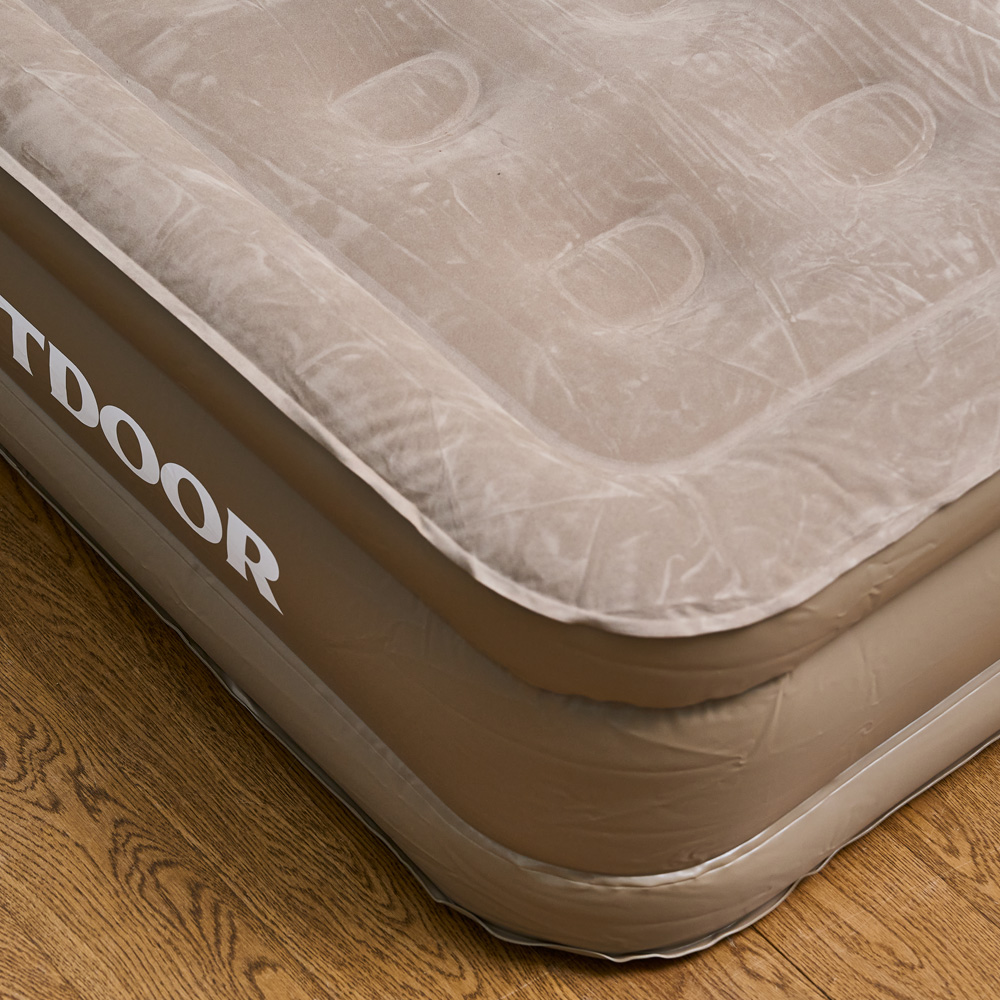 하웃도어 캠핑 에어 매트 침대 더블 자충 소파 베드 원터치 펌프 내장형 에어베개 포함