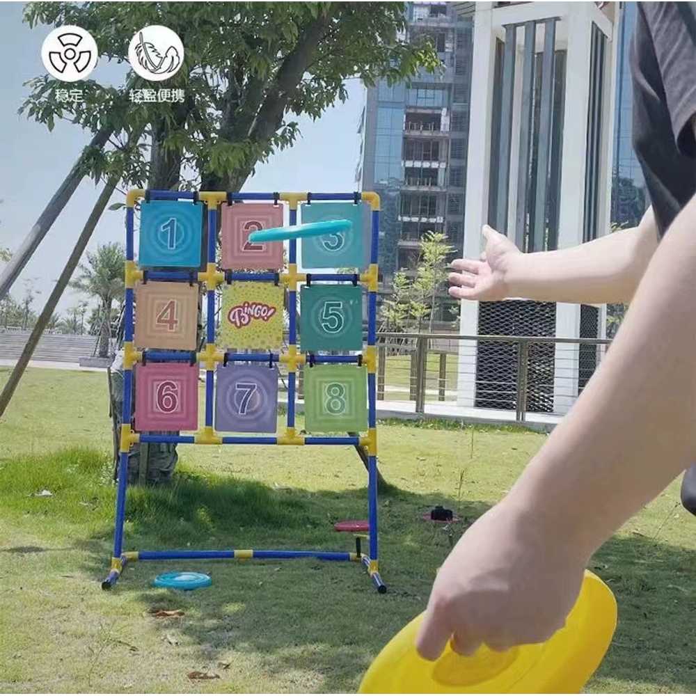 과녁판 공던지기 다트판 행사 그물 빙고 타겟 맞추기 원반 2개 - 상세 이미지 2