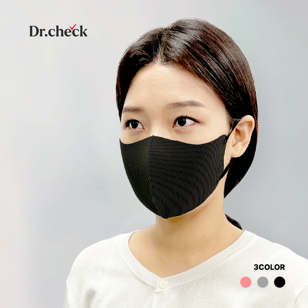 닥터체크 쿠퍼 패션 입체 마스크 비말차단 천마스크 - 상품 이미지