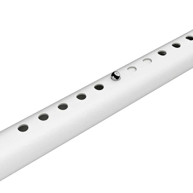 압축봉 무타공 커튼봉 옷걸이 행거 힘센 210-260cm 화이트