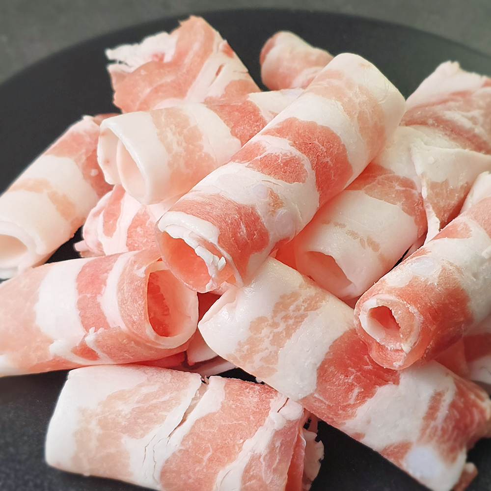 [농부의정육점] 국내산 냉동대패삼겹, 대패삼겹 1kg : 농부의정육점