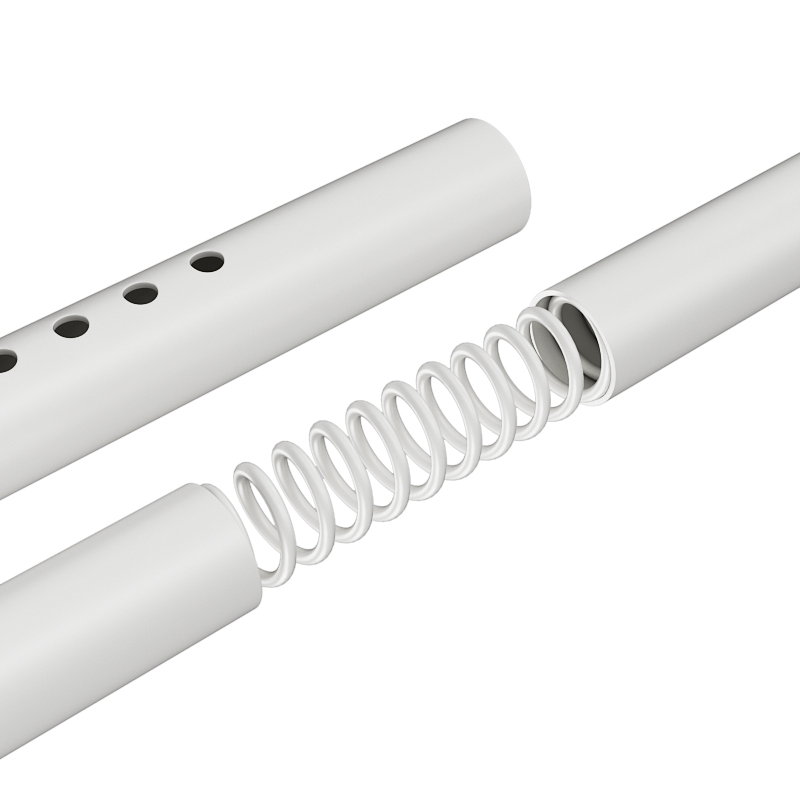 힘센압축봉 310-360cm 화이트 커튼봉 무타공 32MM 두꺼움