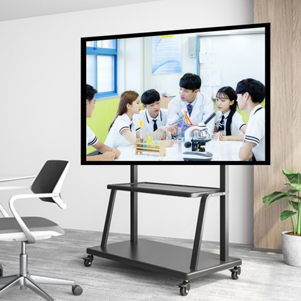 삼성 플립프로 85WMB 특대형 고중량 이동식 전자칠판 TV 스탠드