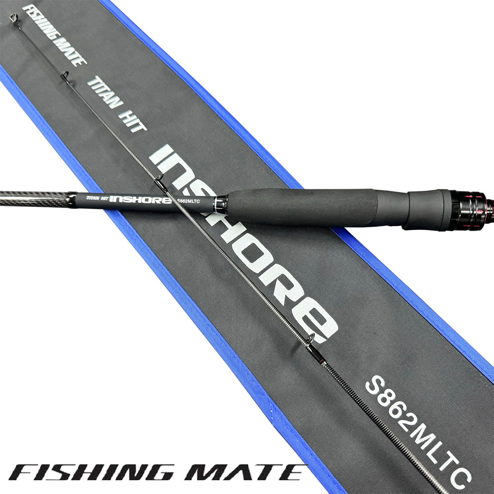 피싱메이트 티탄히트 인쇼어 로드 워킹 바다루어대 에깅 풀치 광어 서프루어대 862MLTC