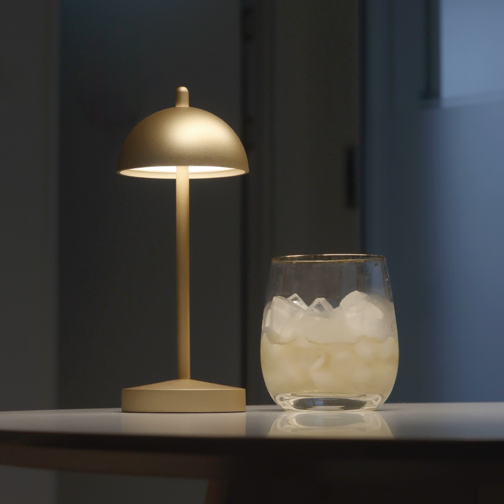 플랜룩스 미니 터치 탁상 무선 led 무드등 세르네 카페 침실 테이블 조명