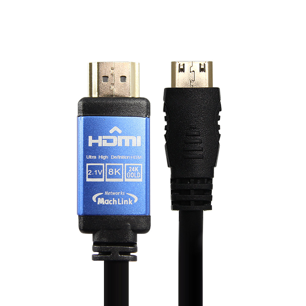 마하링크 Ultra HDMI TO MINI HDMI V2.1 8K 케이블 1.2m, 1개 - 상품 이미지