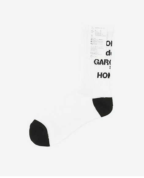 꼼데가르송 옴므 양말 로고 남자 남성 캐주얼 HM-K501-051 - 상세 이미지 4