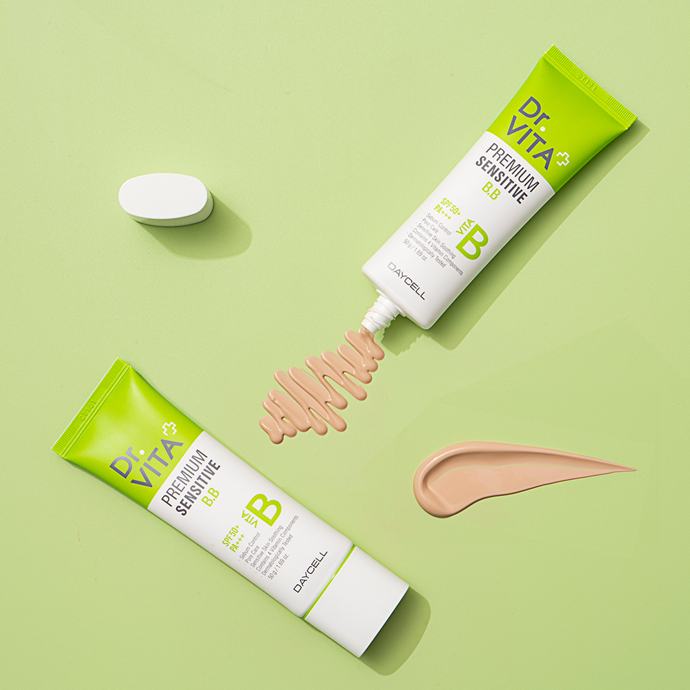 [비비크림] 닥터비타 프리미엄 비타민B 센서티브 비비 50g (SPF50+ PA+++) - 상세 이미지 4