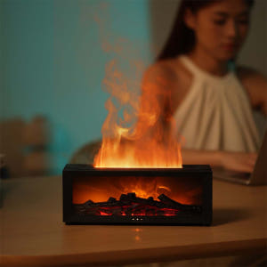 젤센 불멍 벽난로 무드등 초음파 가습기 + 리모컨 / 컬러 불꽃 캠핑 사... 개봉기 | 실사용 후기 - 상품 이미지 1