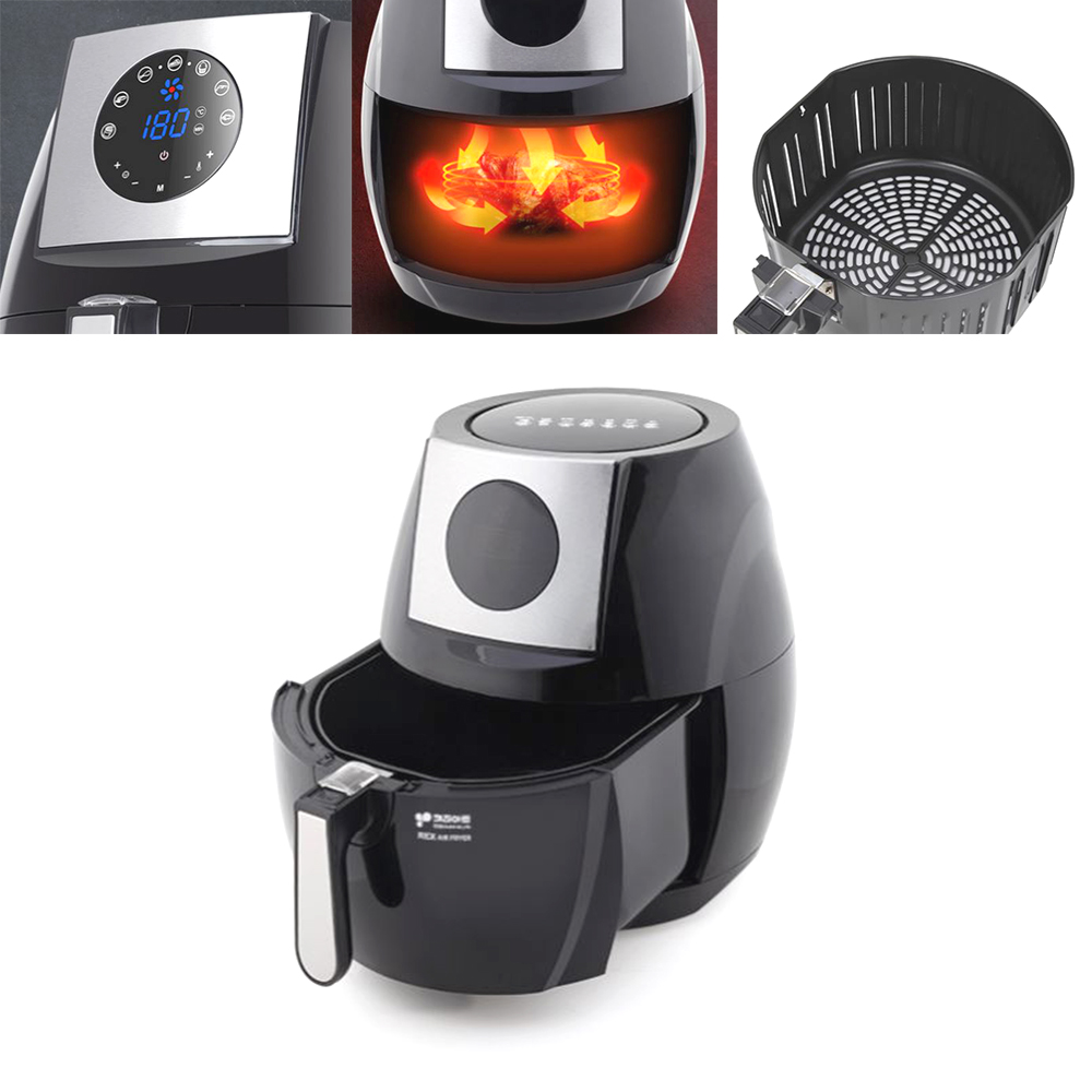 대용량 베이킹 에어프라이어 분리식 온도설정 공기순환 튀김기