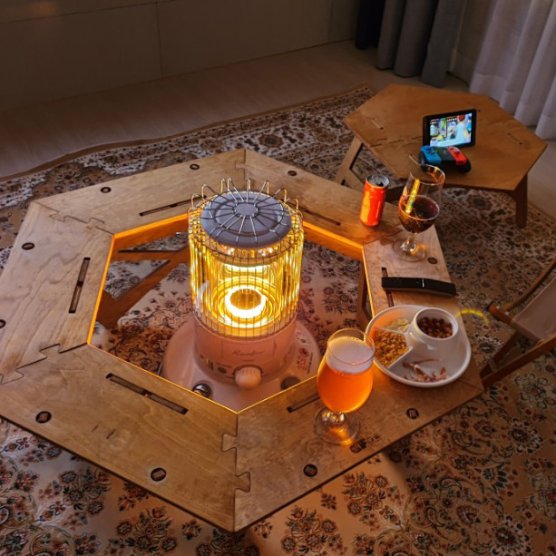 토요토미 RB-K25 심지식 난로 세트 신형 캠핑 등유 가정용 사무실 동계 화력조절