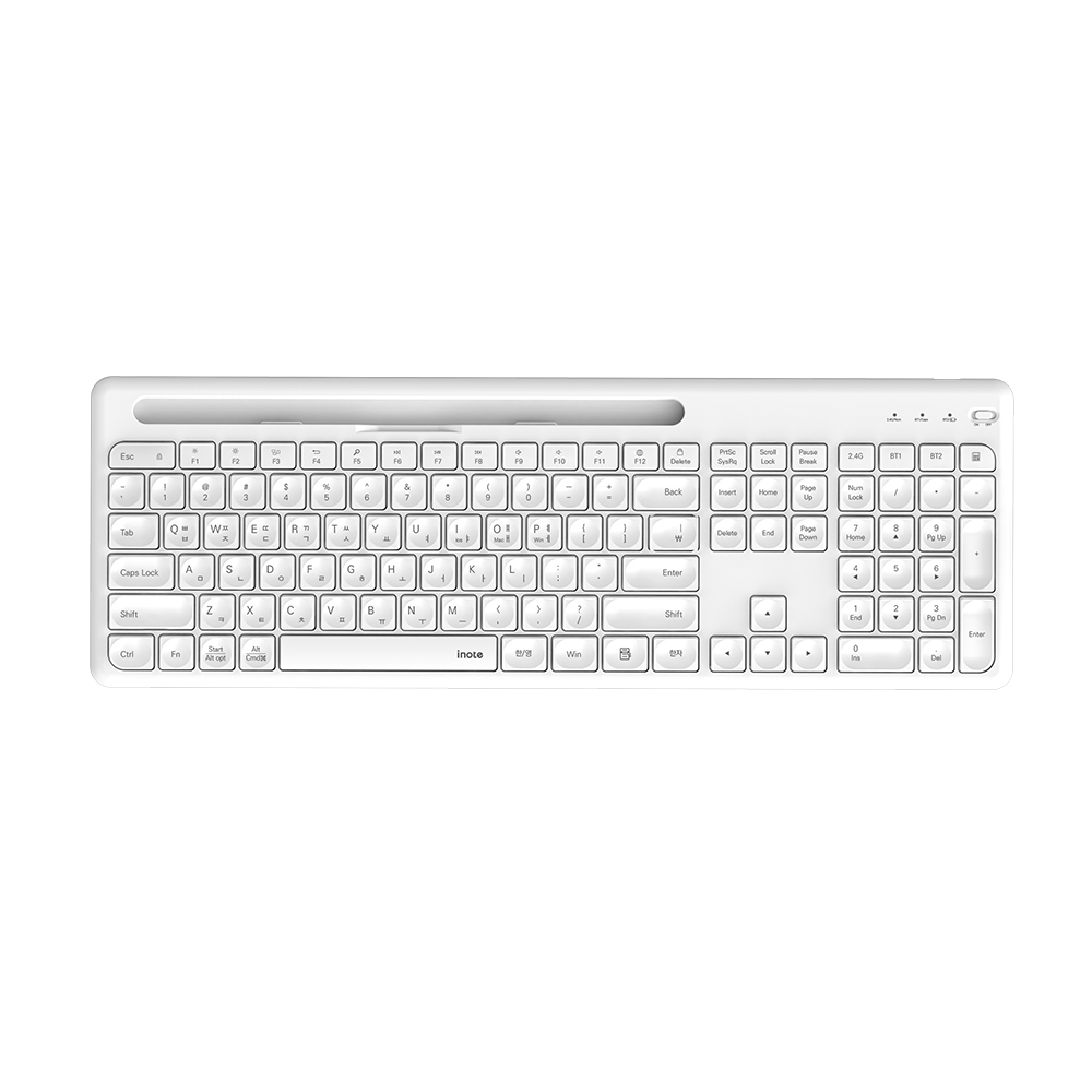 아이노트 KM780RB 무선 블루투스 키보드 마우스 장패드 올인원 풀세트 이미지 7