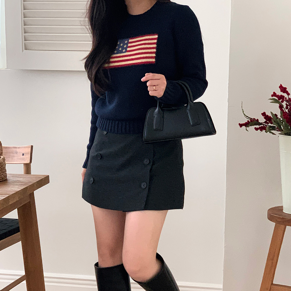 폴로 랄프로렌 보이즈 성조기 니트 스웨터 추가 이미지