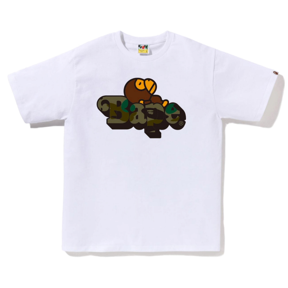 베이프 반팔티 CAMO MILO ON TEE 2K80-110-005 - 상품 이미지