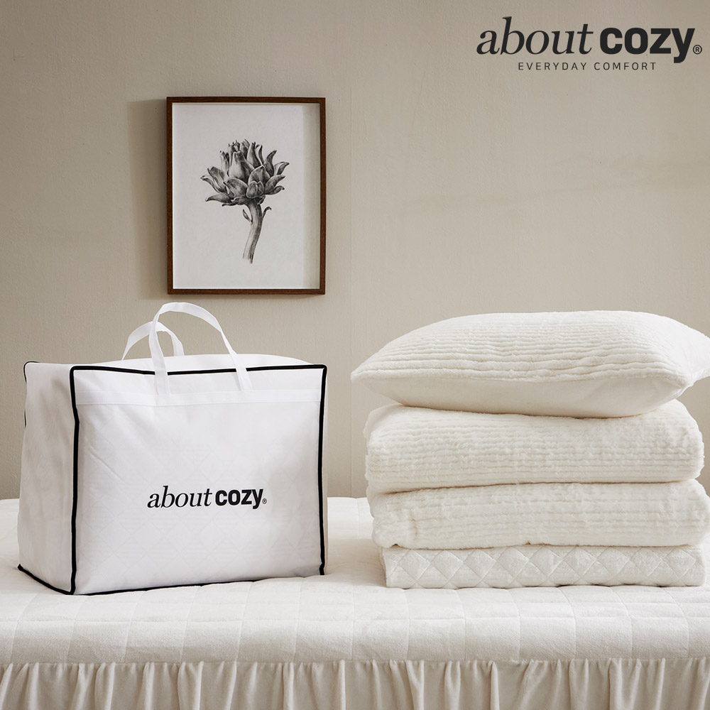 극세사 겨울 차렵이불세트 10MM 프리미엄 장모이불 침대패드,베개커버 포함