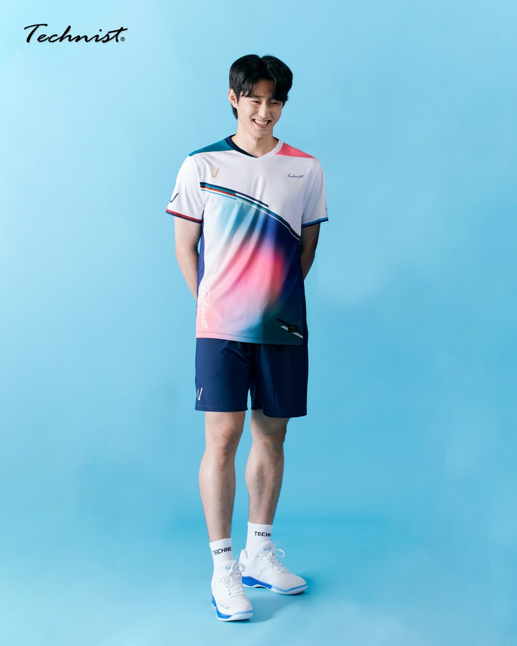 테크니스트 아울렛 TNT5491 남성 여성 반팔티셔츠 게임웨어 배드민턴 탁구 스쿼시 스포츠웨어 - 상품 이미지