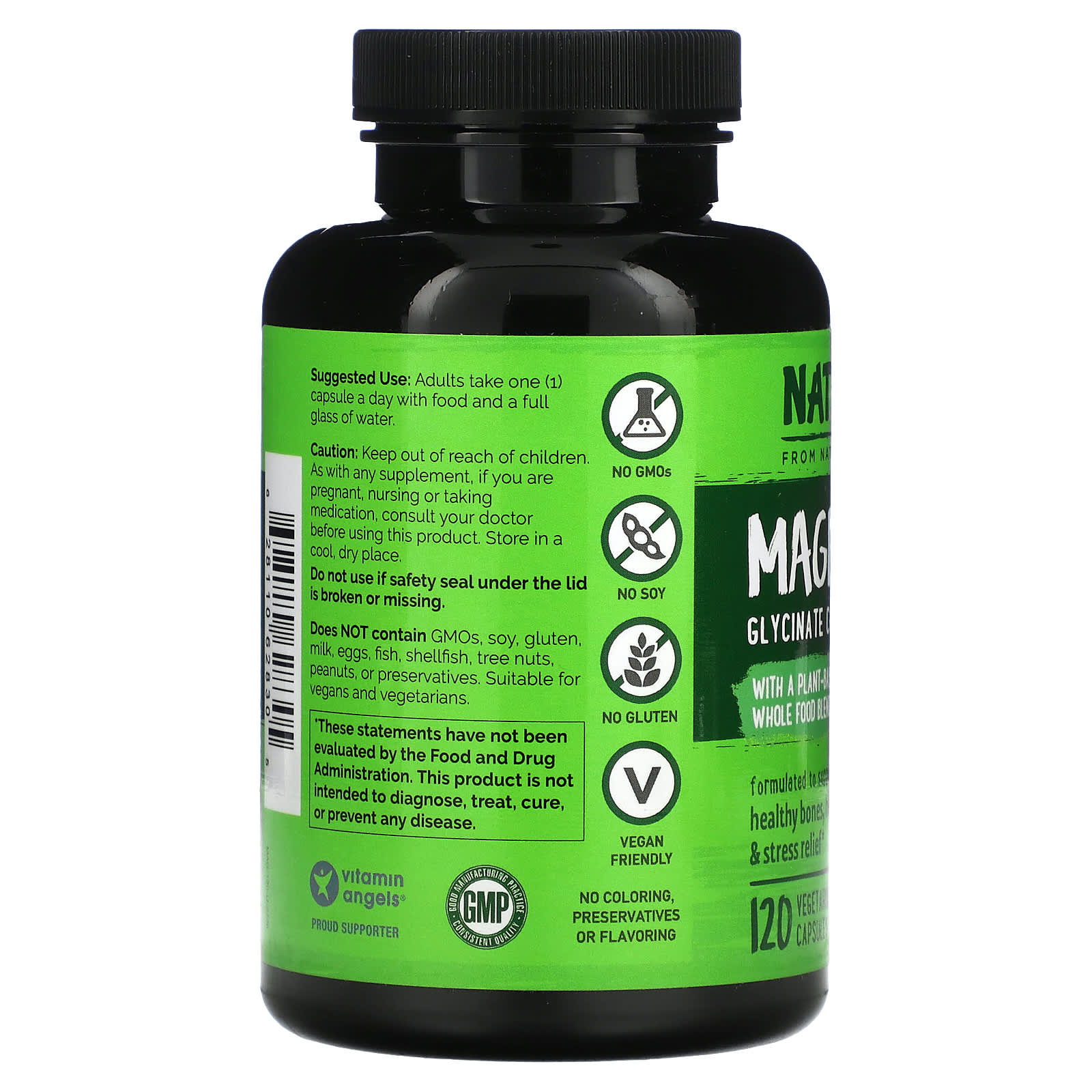 내츄렐로 NATURELO 킬레이트 마그네슘 글리시네이트 컴플렉스 200mg 120정x2병 - 상세 이미지 3