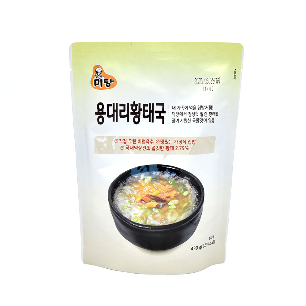미당 용대리 황태국 430g 국산재료 실온 즉석탕 즉석국 3개 - 상세 이미지 5