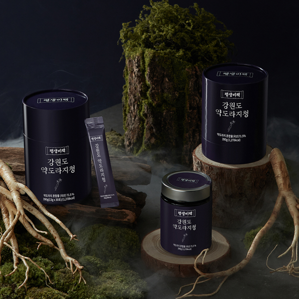 평생비책 강원도 약도라지청 도라지청 스틱 390g 국산 도라지고 도라지진액 이미지 2