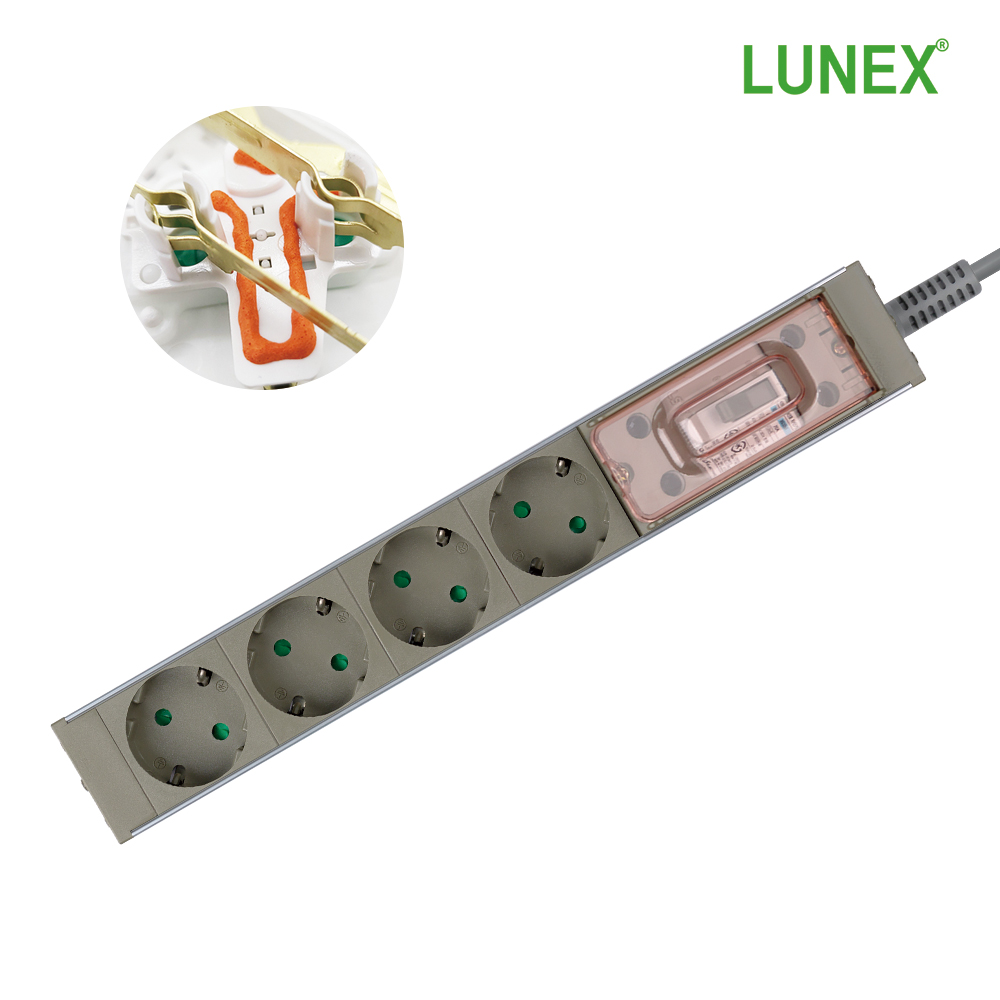 루넥스 자동소화 고용량 안전 배선차단 20A 멀티탭 4구 6구 8구 10구 - 상품 이미지