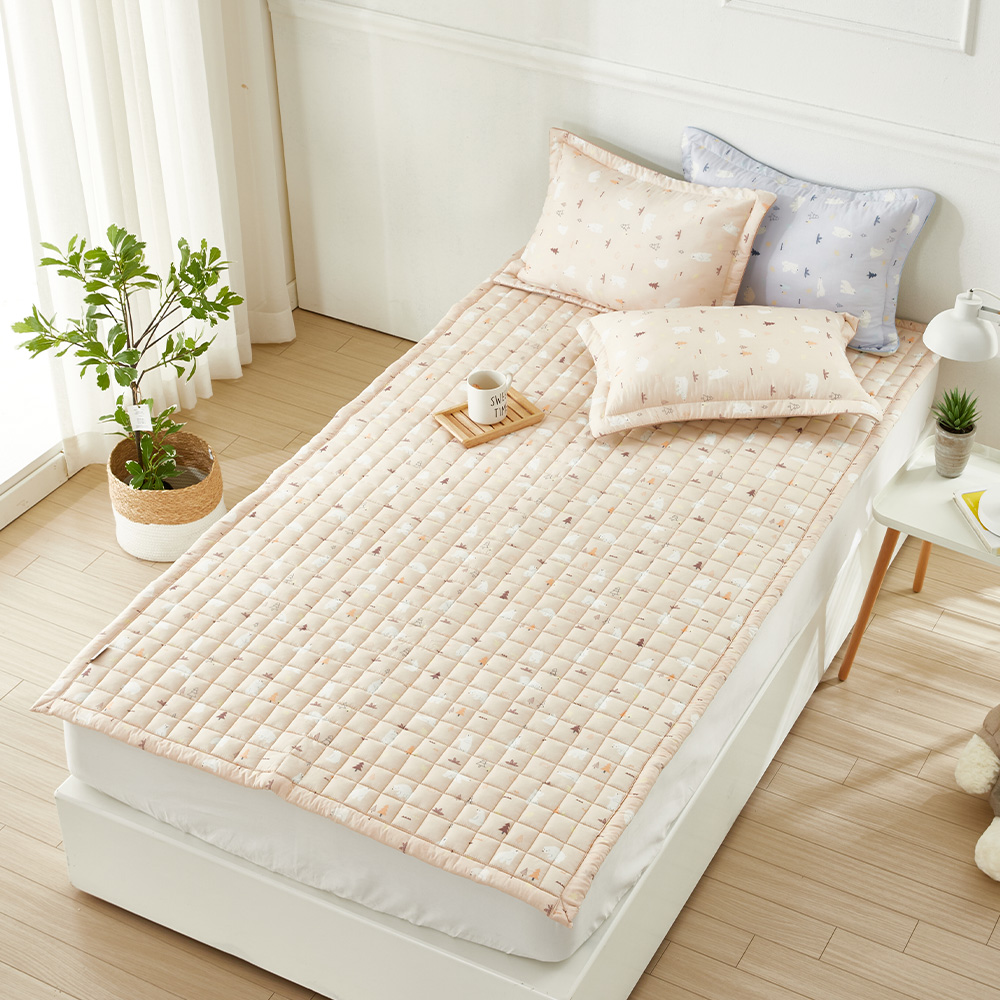 리프베어 모달 카페트 겸 침대패드 SS 2color