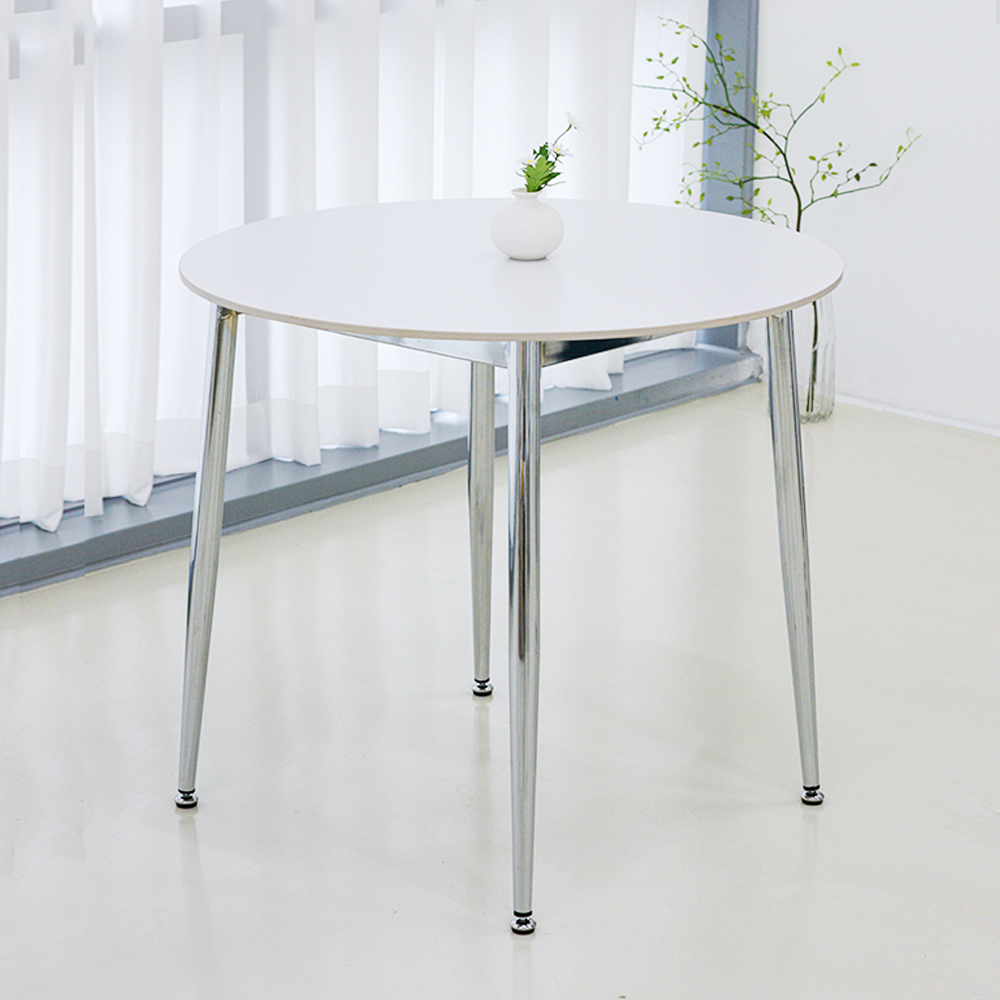 레오르 세라믹 포세린 원형 2인용 식탁 카페 테이블 850