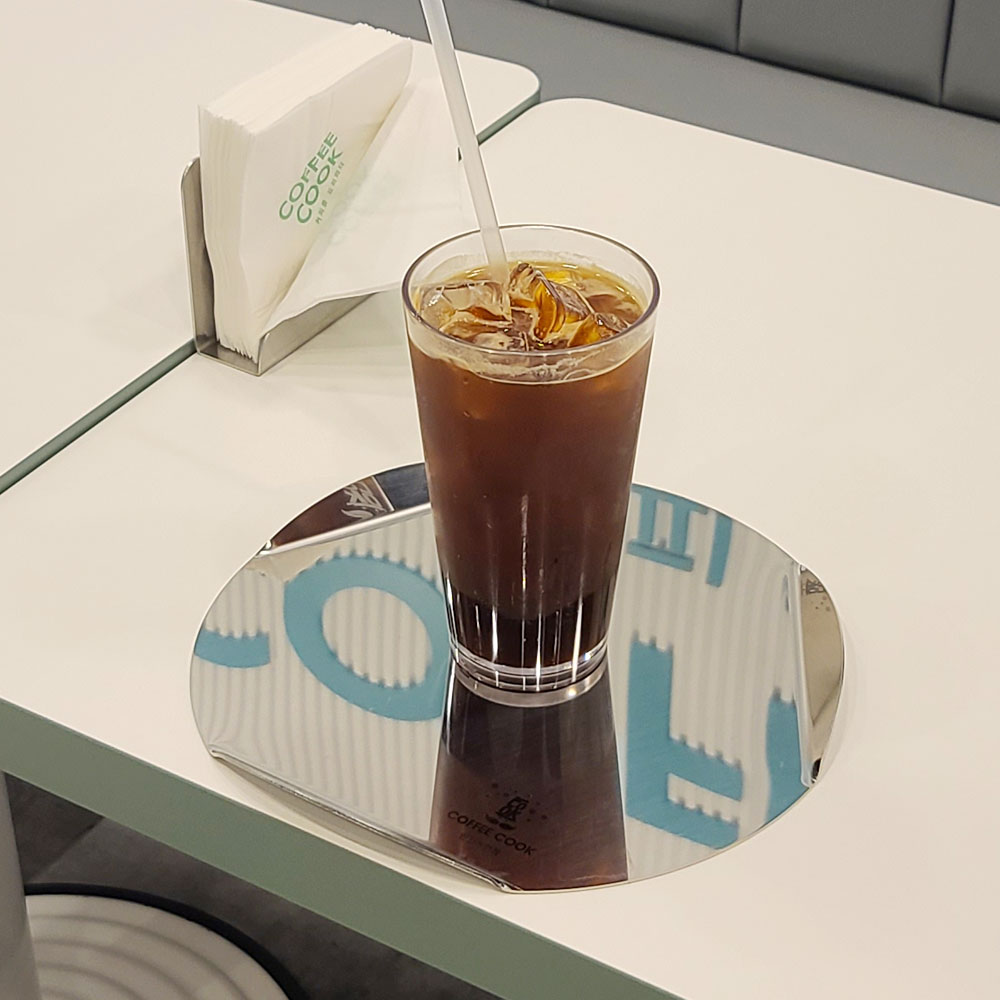 테르헨 304 스테인레스 원형 트레이 25cm 무광 - 상세 이미지 2