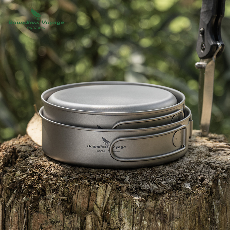 대륙의 벨락웍 티타늄 코펠 접시 백패킹 후라이팬 캠핑웍