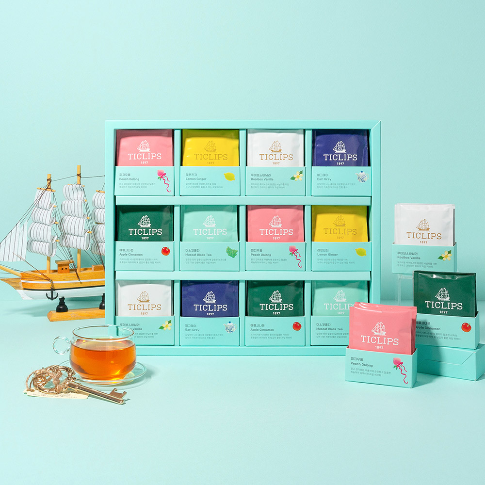 쌍계명차 티클립스 그란데 블렌딩세트(6종,총 60입)
