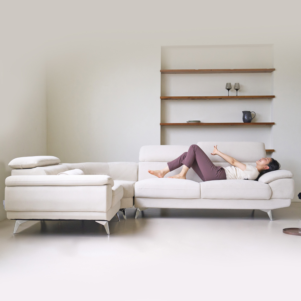 몬스터 플러스 아쿠아텍스 이지클린 기능성 패브릭 소파 코너형 소파 +쿠션Event