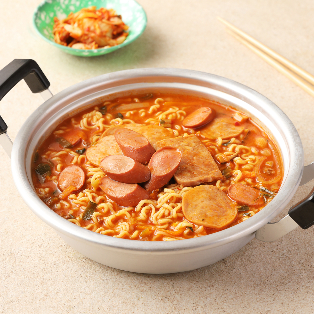 푸딩프렙 부대찌개 토핑키트 160g 1박스(10개입) 일반라면도 부대라면으로 업그레이드! - 메인 이미지