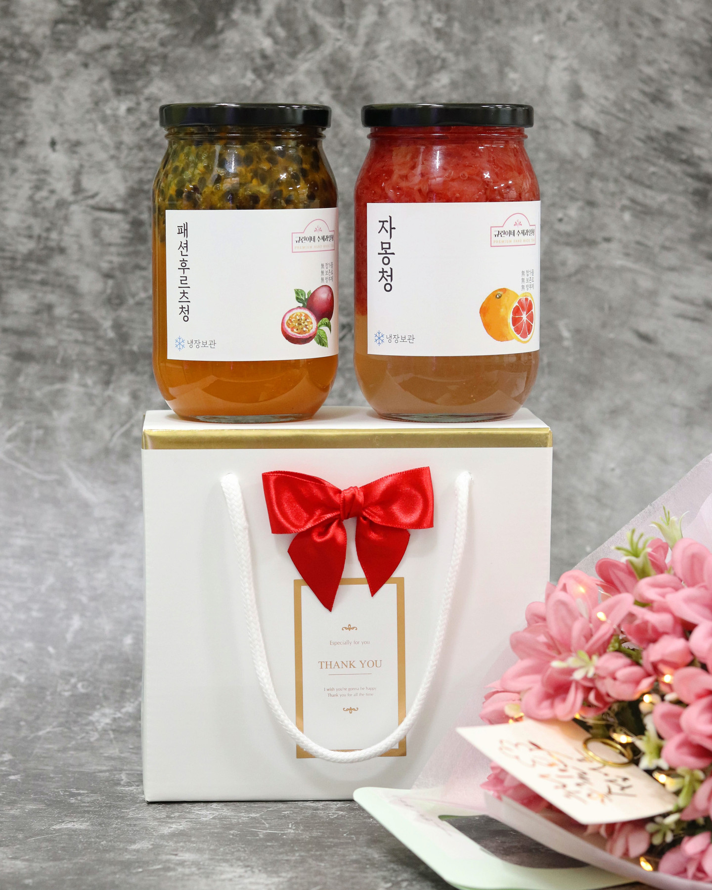 수제청 선물세트 2구 과일청 티 어버이날 스승의날 기업 단체 답례품 500g 이미지 2